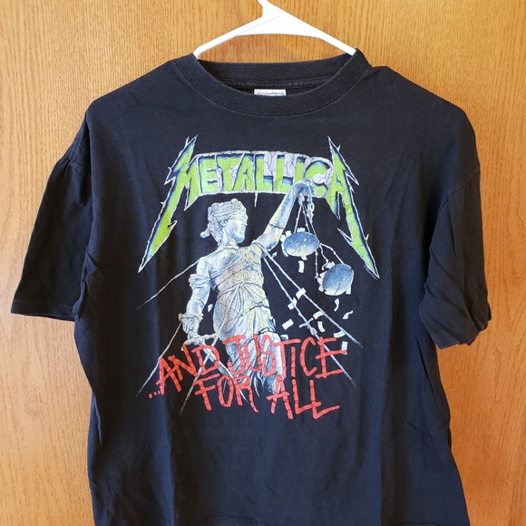 Spring Ford Shirts 1988 Metallica And Justice For All Concert